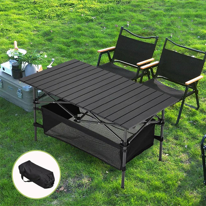 ☀️ Summer camping ！🏕️ Portable Folding Camping Table with Storage Bag