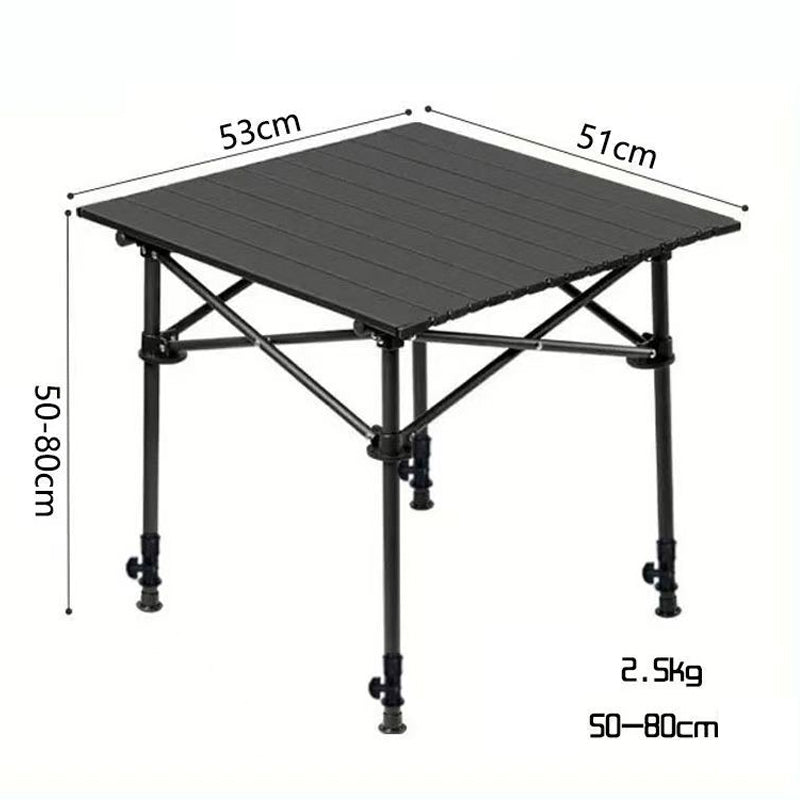 ☀️ Summer camping ！🏕️ Portable Folding Camping Table with Storage Bag