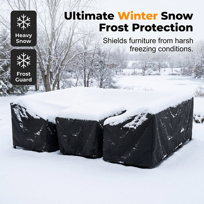 🥳2026 HOT SALE🥳💞50K+ SOLD! ☀️🛡️ 50% OFF! Outdoor Waterproof Furniture Cover – 210D Oxford fabric, UV‑resistant & windproof. Keeps patio sets, garden furniture & cushions protected from rain, sun & dust! 🪑✨
