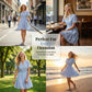 👗 50% OFF NOW! 🌸 Women's Short Sleeve Tiered Mini Dress – Flowy, flattering & perfect for summer parties, beach days or casual outings ☀️