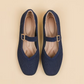 🔥 LIMITED-TIME SALE £12.99!!🎀Breathable Square Toe Ballet Flats – Knit, Lightweight, Comfy 👣