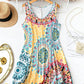🎁2026 New Arrivals 52% OFF💥Casual Sleeveless A-Line Printed Summer Dress