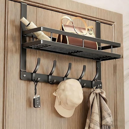 🎁2026 New Arrivals 50% OFF💥Over The Door Hooks with Storage Basket