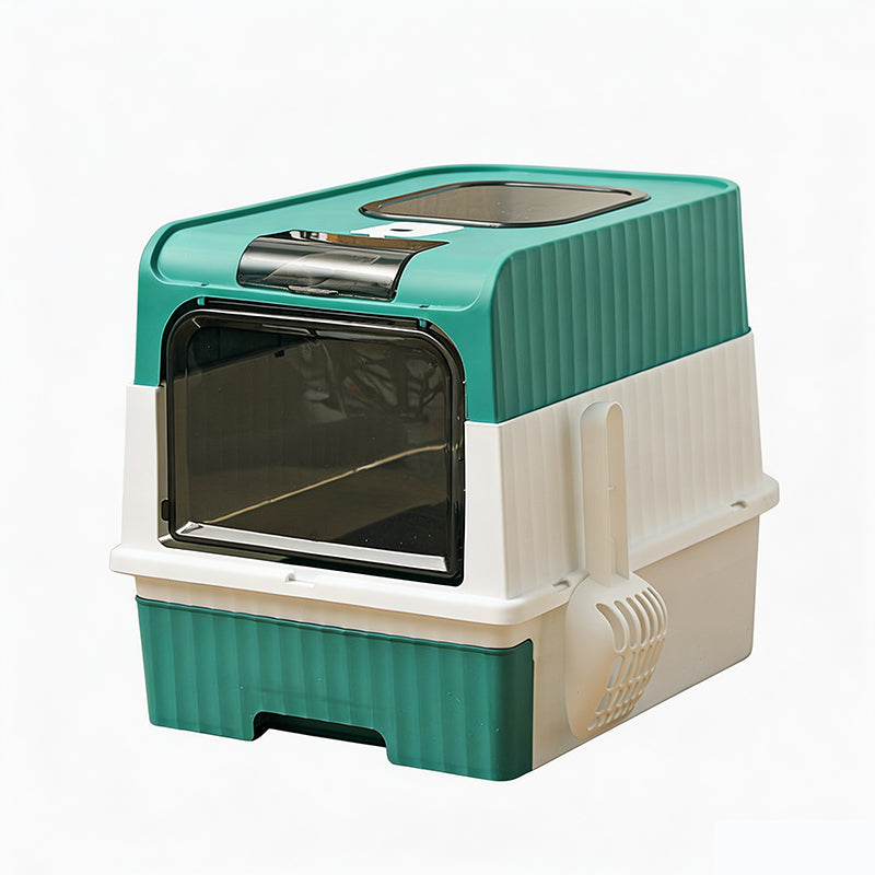 Foldable Drawer-Style Cat Litter Box