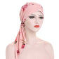 🎁2026 New Arrivals 50% OFF💥Women's Floral Print Pre-Tied Head Scarf Turban – Soft, Elastic, Versatile 🌸