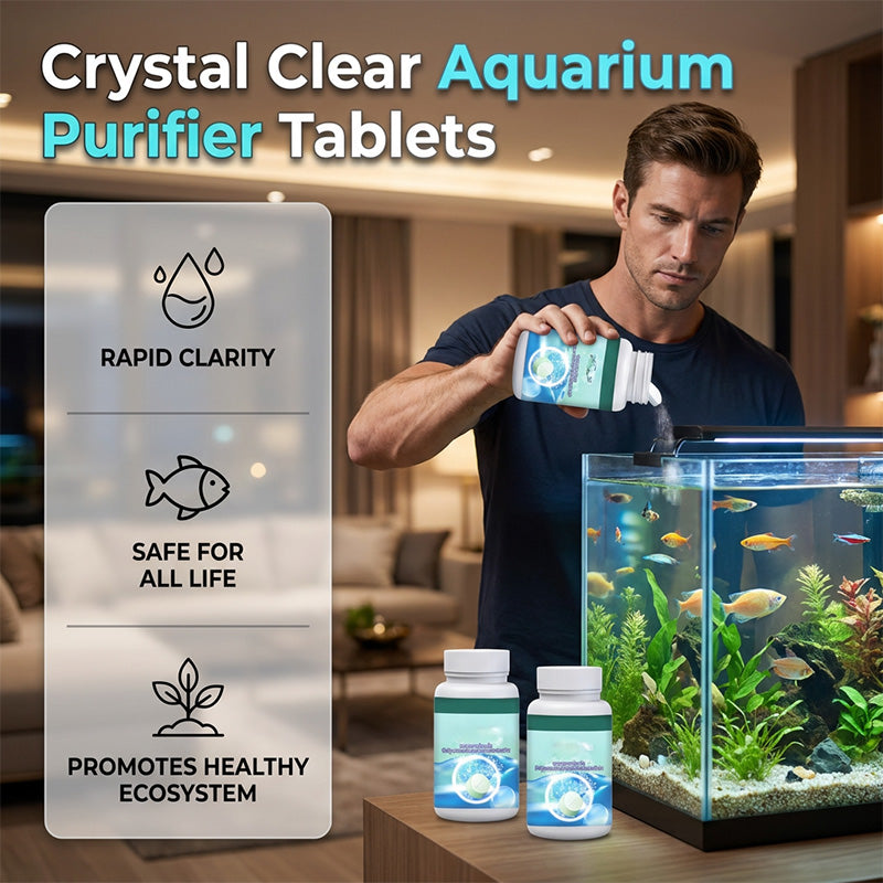 📢📢BUY 2 GET 3 FREE ⏰Effervescent Tablets for Crystal Clear Fish Tanks
