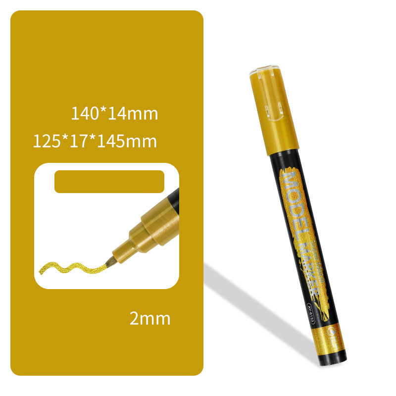 8-Color Metallic Marker Pen Set