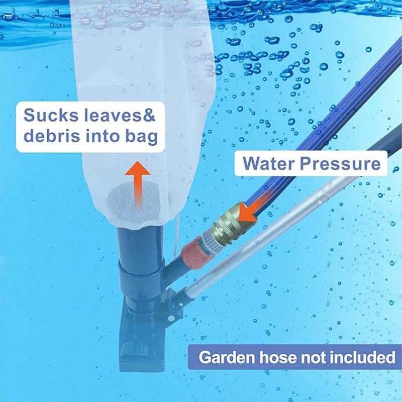 📢📢50% OFF!! 💦Powerful Suction Pool Vacuum Jet Kit – Deep Cleaning, Easy Setup