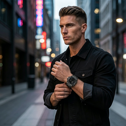 ⌚ 50% OFF NOW!💪 Men's Waterproof Sports Watch – Dual Display & Shock-Resistant – Outdoor Essential 💧
