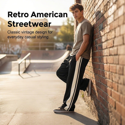 📢📢30% OFF !! ⏰ Men's Loose Fit Track Pants – Adjustable, Breathable, Versatile 👖