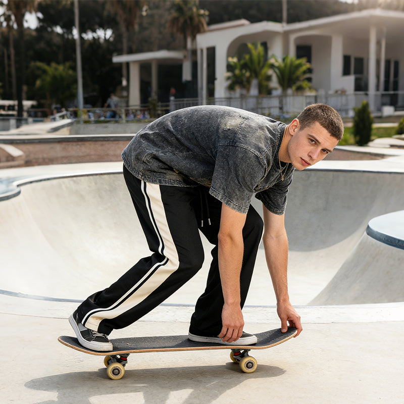 📢📢30% OFF !! ⏰ Men's Loose Fit Track Pants – Adjustable, Breathable, Versatile 👖
