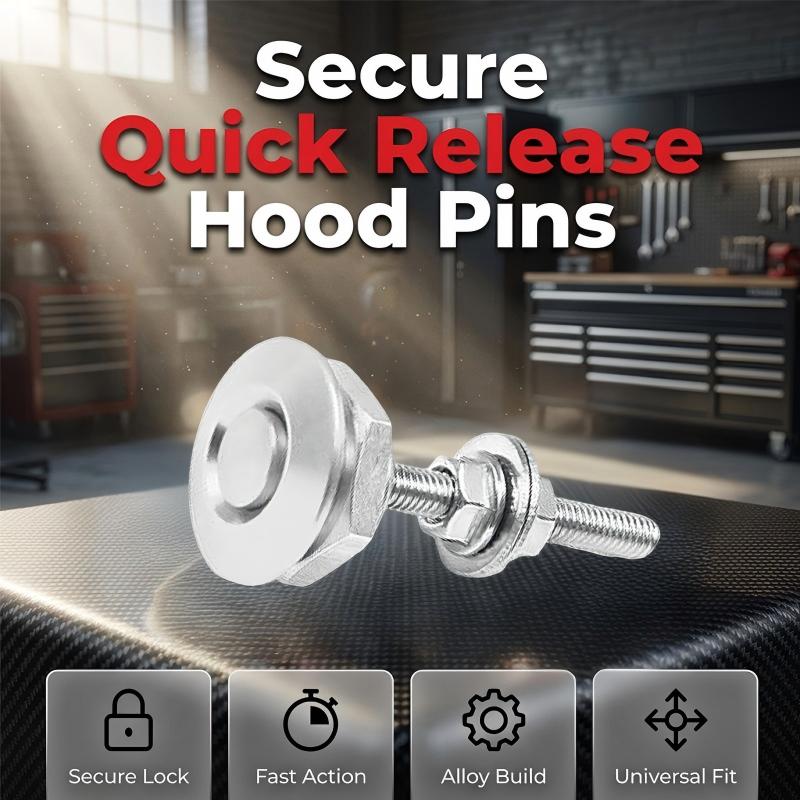 📢📢50% OFF !! ⏰Universal Quick Latch Hood Pins