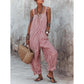 📢📢50% OFF !! ⏰Women's Casual Striped Spaghetti Strap Jumpsuit