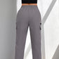 👖 50% OFF NOW! 🏆 Women's Drawstring Cargo Pants with Pockets – Lightweight, elastic cuffs & multi-functional pockets – perfect for travel, hiking or everyday casual 🔥