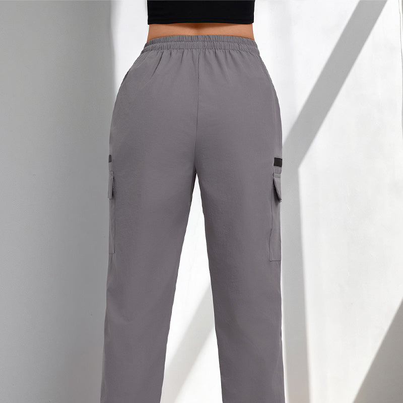 👖 50% OFF NOW! 🏆 Women's Drawstring Cargo Pants with Pockets – Lightweight, elastic cuffs & multi-functional pockets – perfect for travel, hiking or everyday casual 🔥