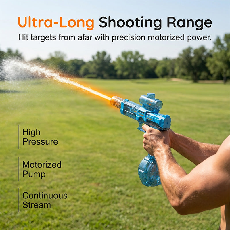 💐 50% OFF FLASH SALE! High-Capacity Electric Water Blaster – Rapid-Fire, Long-Range & Perfect for Garden Fun, Beach Days & Pool Parties 🔫💦 【Limited Time】✨