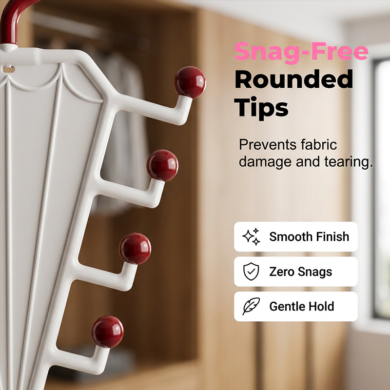 👚LAST DAY 50% OFF⚡Multi-Functional V-Shaped Double Sided Hanger Storage Rack