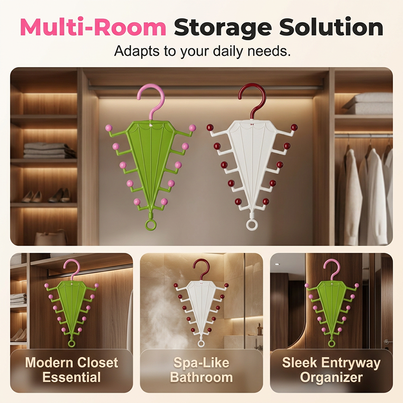 👚LAST DAY 50% OFF⚡Multi-Functional V-Shaped Double Sided Hanger Storage Rack