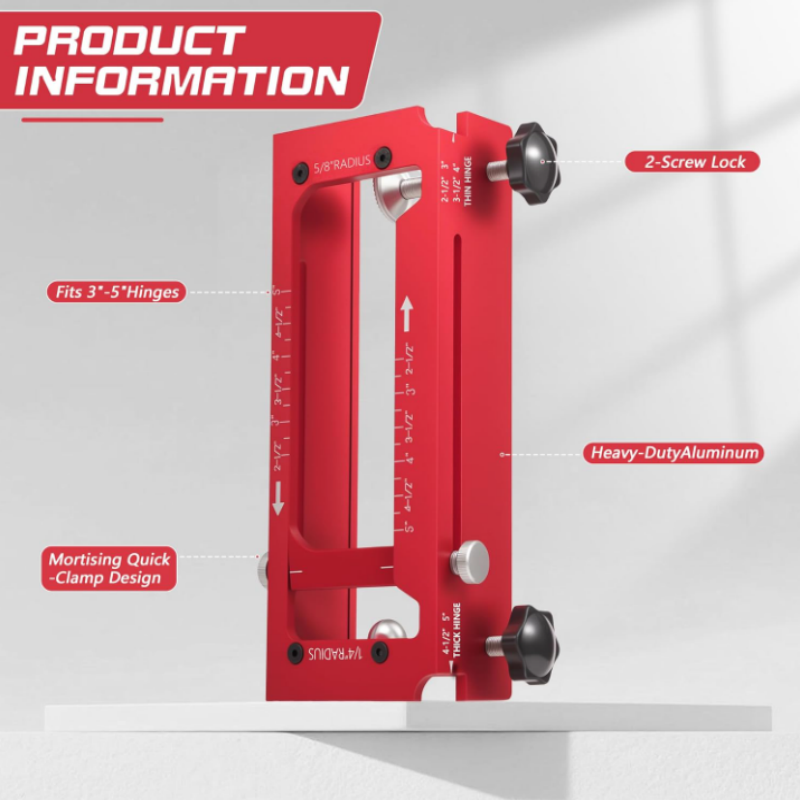 ⏳🔥LIMITED-TIME 50% OFF! ⏰Adjustable Door Hinge Mortise Jig Kit – Precision Routing, Quick Setup & Perfect for Carpenters, Joiners & DIY Home Renovations 🔧✨