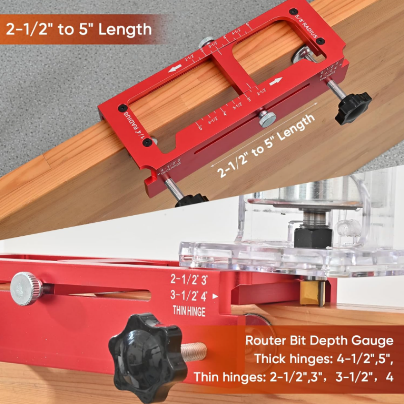 ⏳🔥LIMITED-TIME 50% OFF! ⏰Adjustable Door Hinge Mortise Jig Kit – Precision Routing, Quick Setup & Perfect for Carpenters, Joiners & DIY Home Renovations 🔧✨