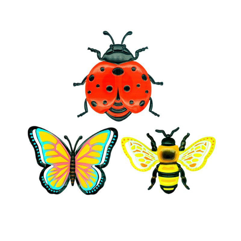 🐝 LIMITED-TIME 50% OFF! ✨ 3D Insect Wall Hangings – Bee, Butterfly, Ladybug, Weather-Resistant
