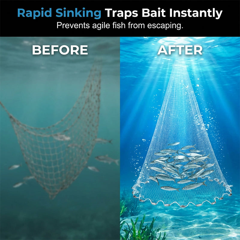 Easy-Throw Premium Cast Net