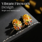 🎉While Supplies Last 50% OFF!🎁 Colorful Firework Stud Earrings – Cubic Zirconia, 18K Plated, Festive 🎆