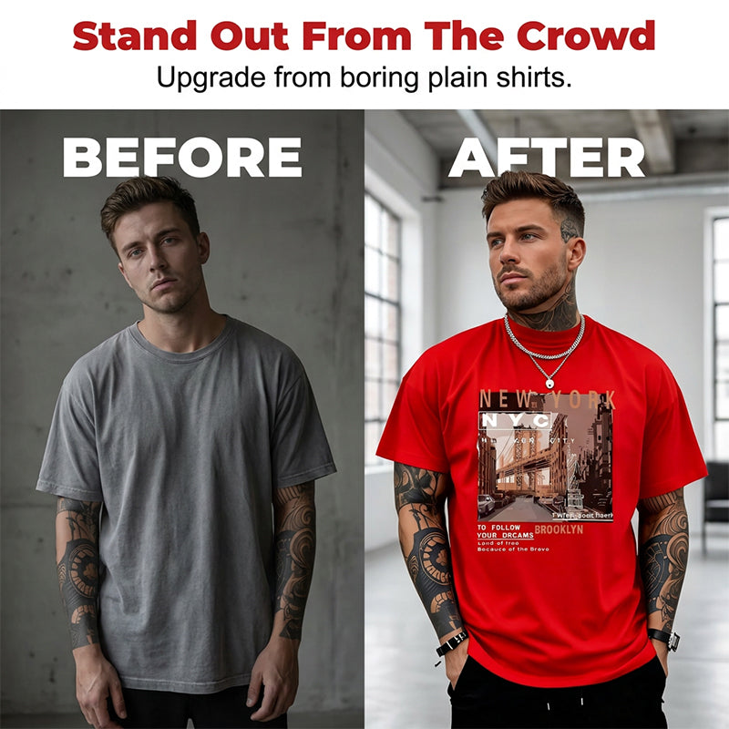 👕 50% OFF NOW! ⏰ Urban Style New York City Short Sleeve Top – Soft cotton, iconic NYC print & breathable – perfect for casual days, travel or city-inspired looks 🗽