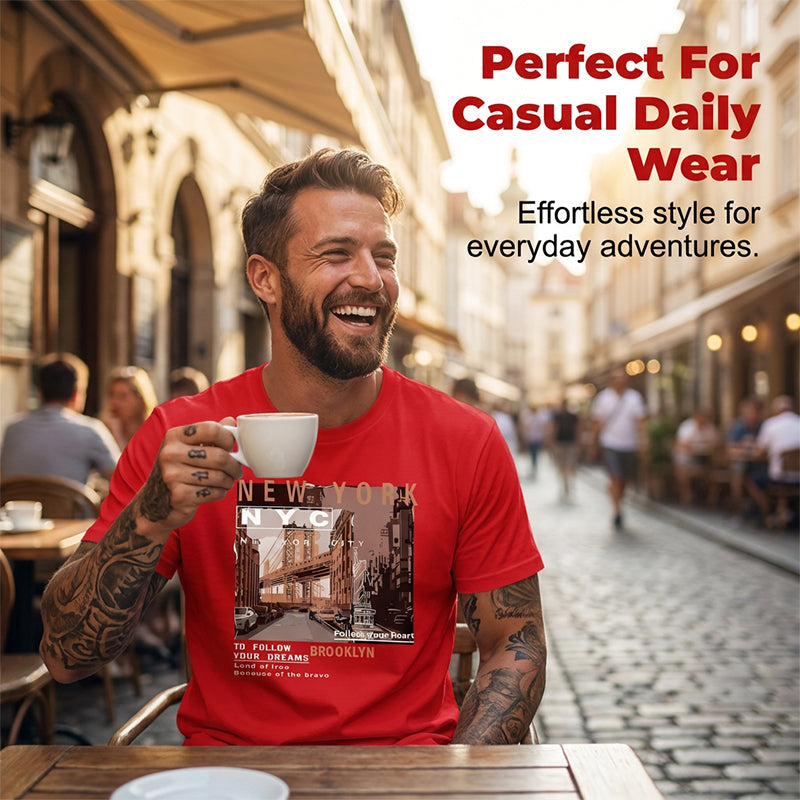 👕 50% OFF NOW! ⏰ Urban Style New York City Short Sleeve Top – Soft cotton, iconic NYC print & breathable – perfect for casual days, travel or city-inspired looks 🗽