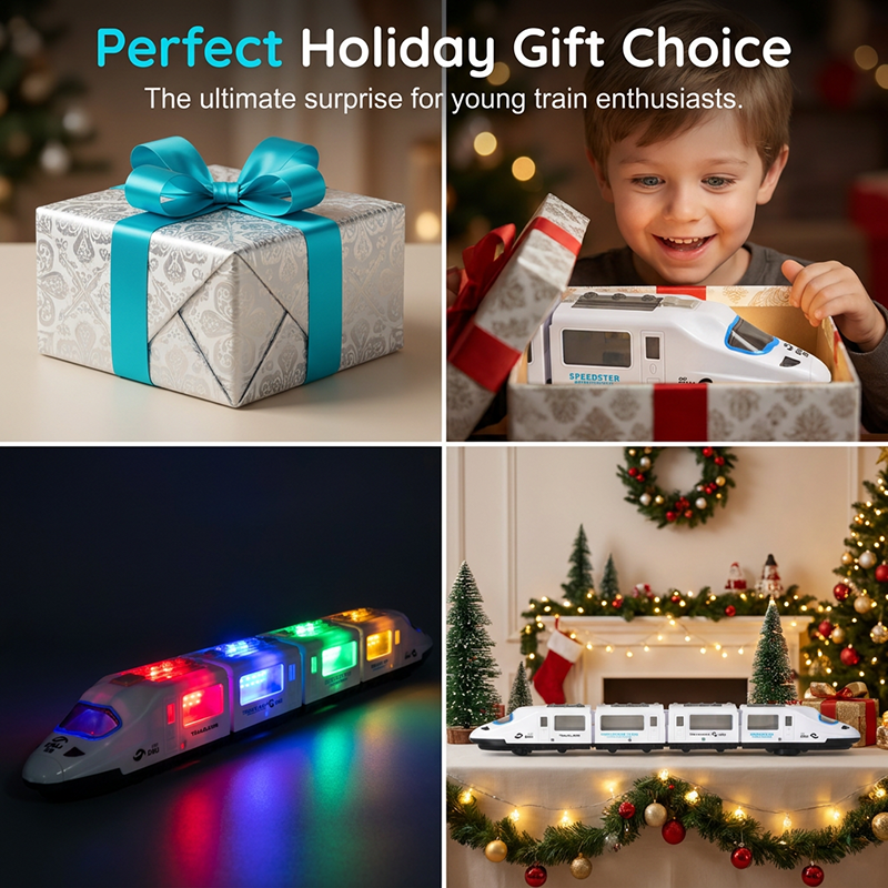🚂 50% OFF NOW! ✨ Electric Bullet Train Toy – Light-Up, Bump & Go, with Music – Interactive design, perfect for toddlers – develops motor skills and imagination 🎶