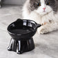 📢📢50% OFF !! ⏰Cute Cat-Ear Design Raised Pet Bowl