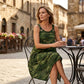 👗 40% OFF! ✨ Sleeveless Camouflage Dress – Asymmetrical Hem, Edgy Style, Unique 🍂