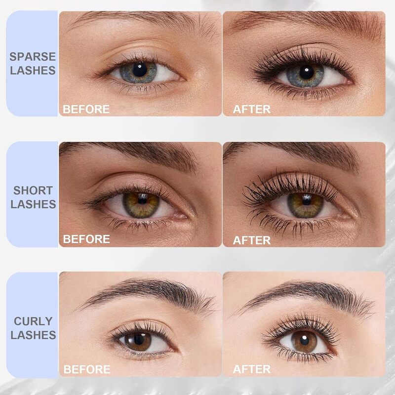 👁️ BUY 1 GET 1 FREE! ✨ Volumizing Lengthening Curling Mascara – Smudge-proof & long-lasting – Perfect for dramatic lashes – adds curl, length and volume without clumps 💁‍♀️