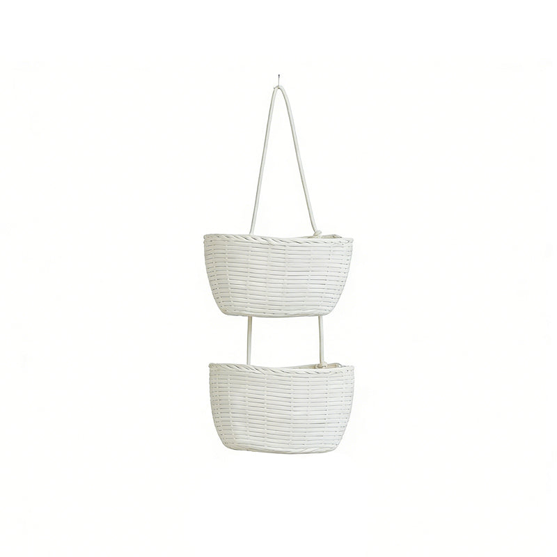 ✨ Wall-Hanging Storage Organizer – 3-Tier, Boho Style, Space-Saving 🏡