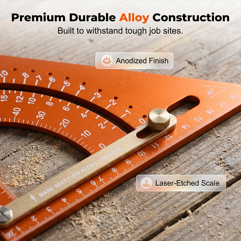🎁2026 New Arrivals 50% OFF💥Precision Woodworking Triangle Square – Adjustable, Anti-Rust, Alloy 🛠️