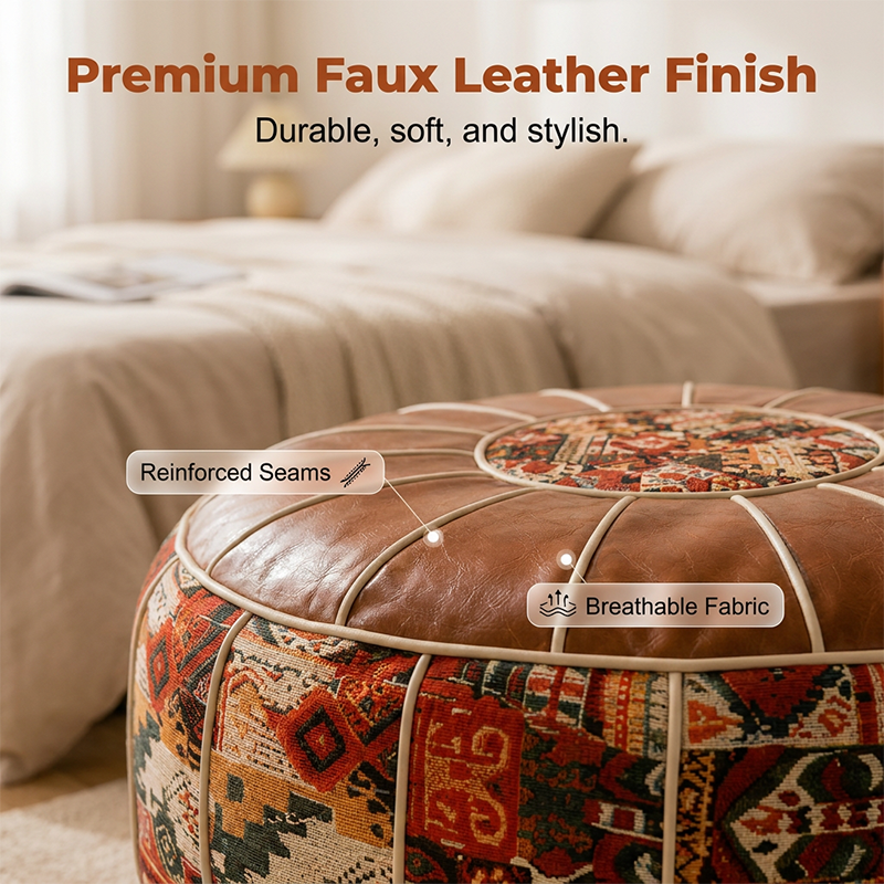 🎁NEW ARRIVAL 50% OFF! 🛋️✨ 💥Multifunctional Storage Ottoman Pouf