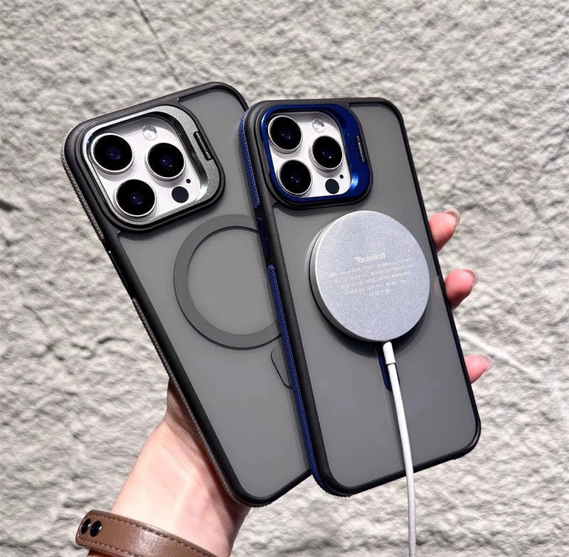 📢📢50% OFF !! ⏰Magnetic Phone Case with Lens Stand