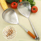 🥄 50% OFF NOW! 🍟 Stainless Steel Skimmer Spoon – Fast draining, heat-safe & versatile – Perfect for frying, soups & pasta 🍳