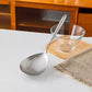 🥄 50% OFF NOW! 🍟 Stainless Steel Skimmer Spoon – Fast draining, heat-safe & versatile – Perfect for frying, soups & pasta 🍳