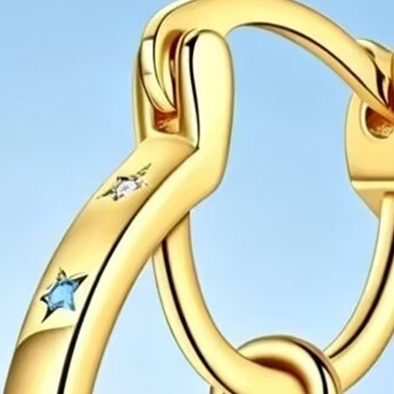 🌙 Celestial Sun & Moon Hoops – Layered, Symbolic, Hypoallergenic ✨