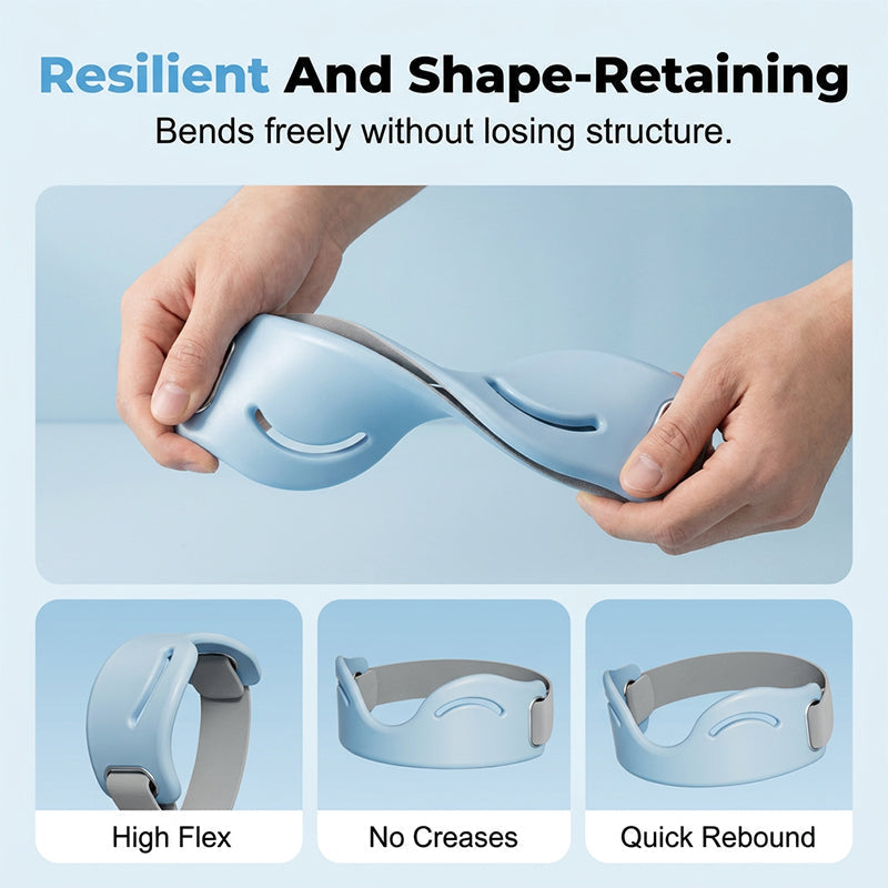 🦵💥 Patella Brace – Silicone, Shock-Absorbing, Breathable, Dual-Buckle 🏃-Q