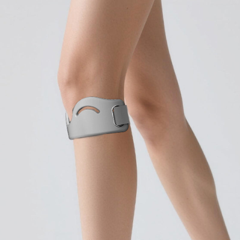 🦵💥 Patella Brace – Silicone, Shock-Absorbing, Breathable, Dual-Buckle 🏃-Q