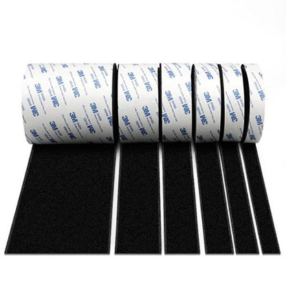 9-meter self-adhesive hook-and-loop tape (back side)