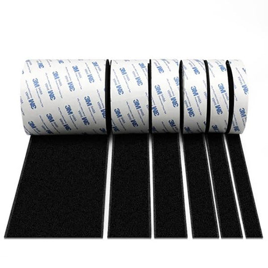 9-meter self-adhesive hook-and-loop tape (back side)