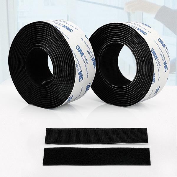 9-meter self-adhesive hook-and-loop tape (back side)