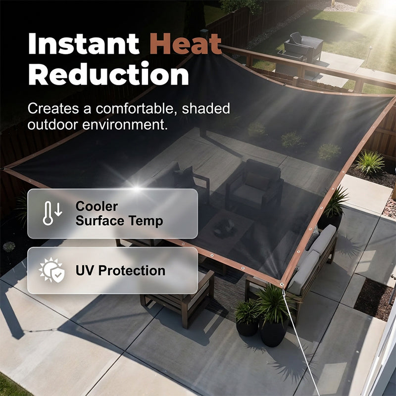 UV-Blocking HDPE Shade Net with Grommets