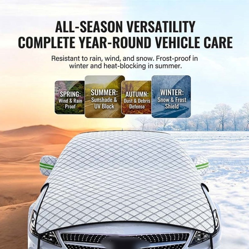 ⏳Limited-time 50% off⏰🚗Thick Half Car Cover Sun Snow Protection🛡️🌨️☀️