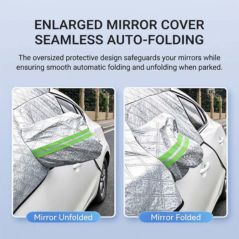 ⏳Limited-time 50% off⏰🚗Thick Half Car Cover Sun Snow Protection🛡️🌨️☀️