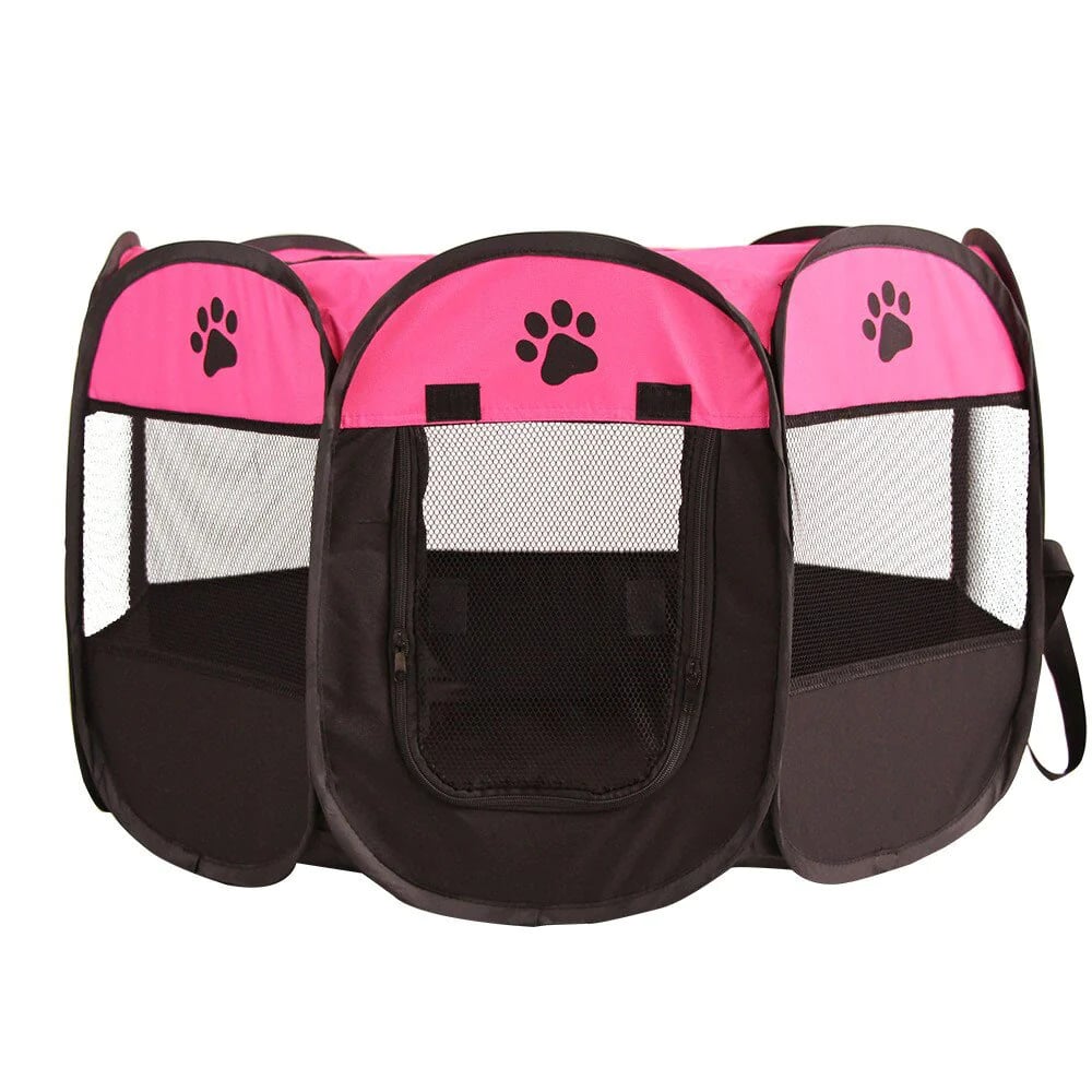 📢📢50% OFF !! ⏰🐾Summer Pet Portable Playpen – Lightweight, Foldable, Safe Outdoor Fun 🏕️