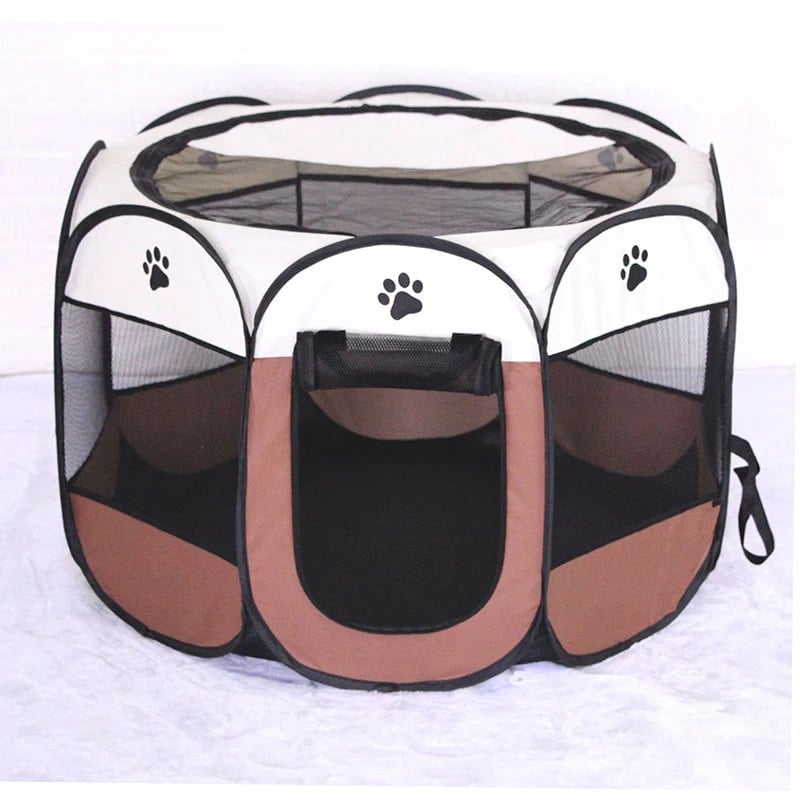 📢📢50% OFF !! ⏰🐾Summer Pet Portable Playpen – Lightweight, Foldable, Safe Outdoor Fun 🏕️